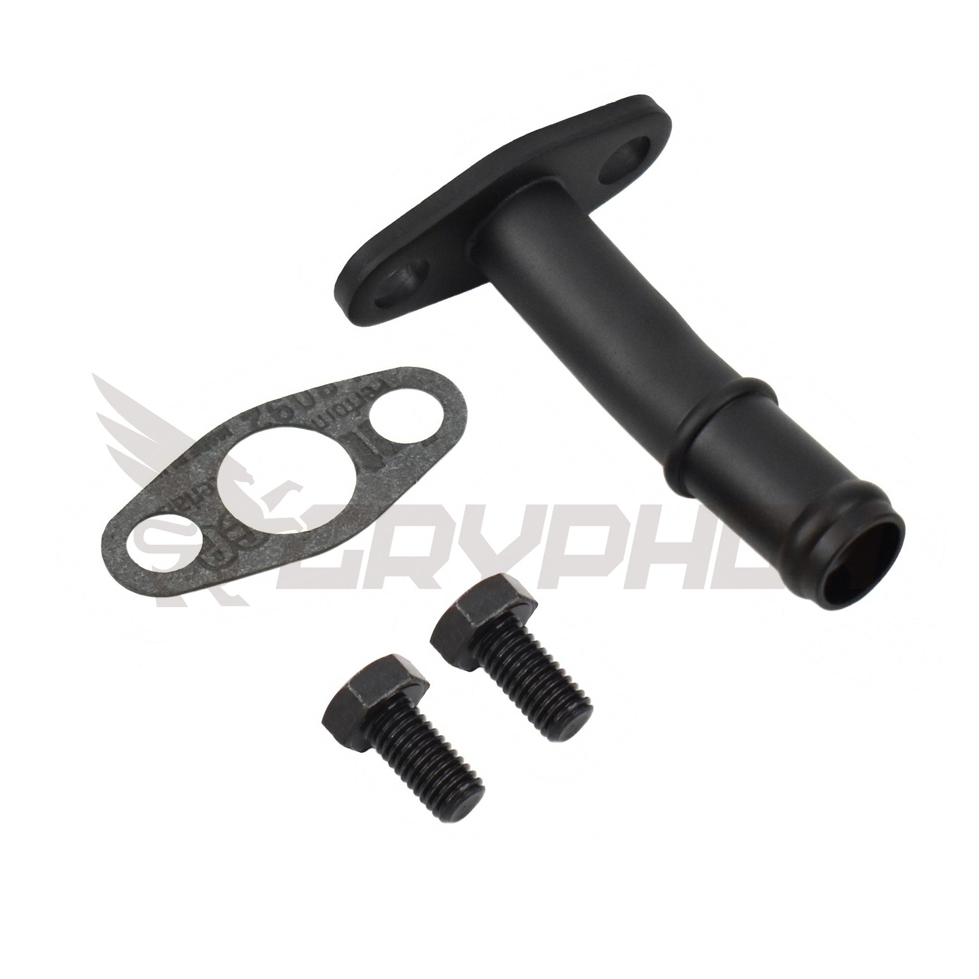 High-quality BorgWarner EFR turbo oil drain pipe made from mild steel with anti-corrosion coating, ensuring durability and reliability
