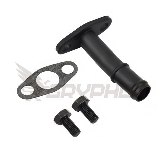 High-quality BorgWarner EFR turbo oil drain pipe made from mild steel with anti-corrosion coating, ensuring durability and reliability