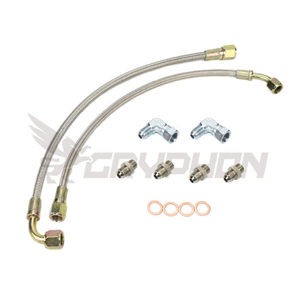Turbo Water Line Kit for Nissan 200SX S14 S15 SR20DET with Garrett T25 T28 TB25 TB28 journal bearing turbo.