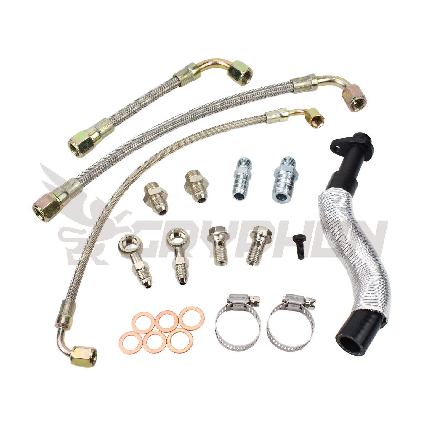 Turbo oil and water line kit for Citroën EP6DT EP6CDT 1.6THP 16V engine with K03 turbo
