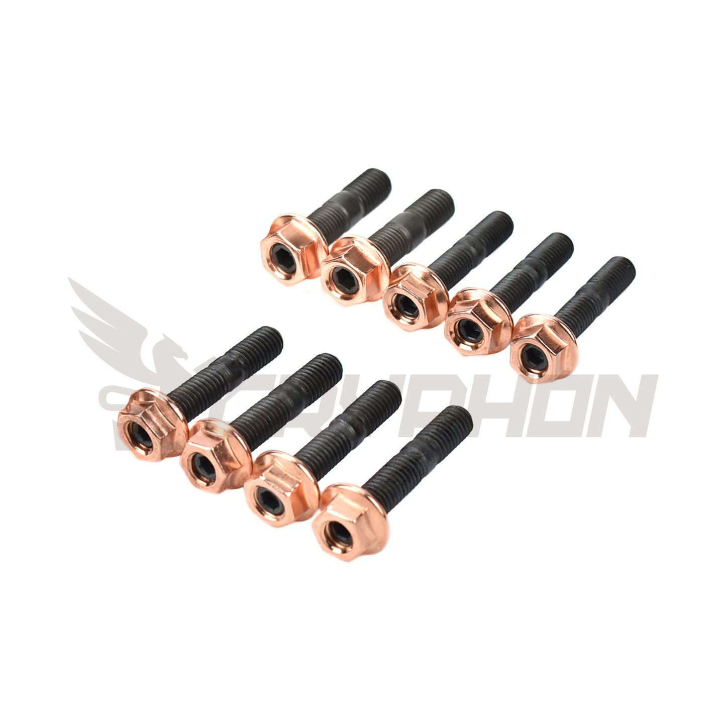 Exhaust manifold stud and nut kit for Mitsubishi 4G63T engine