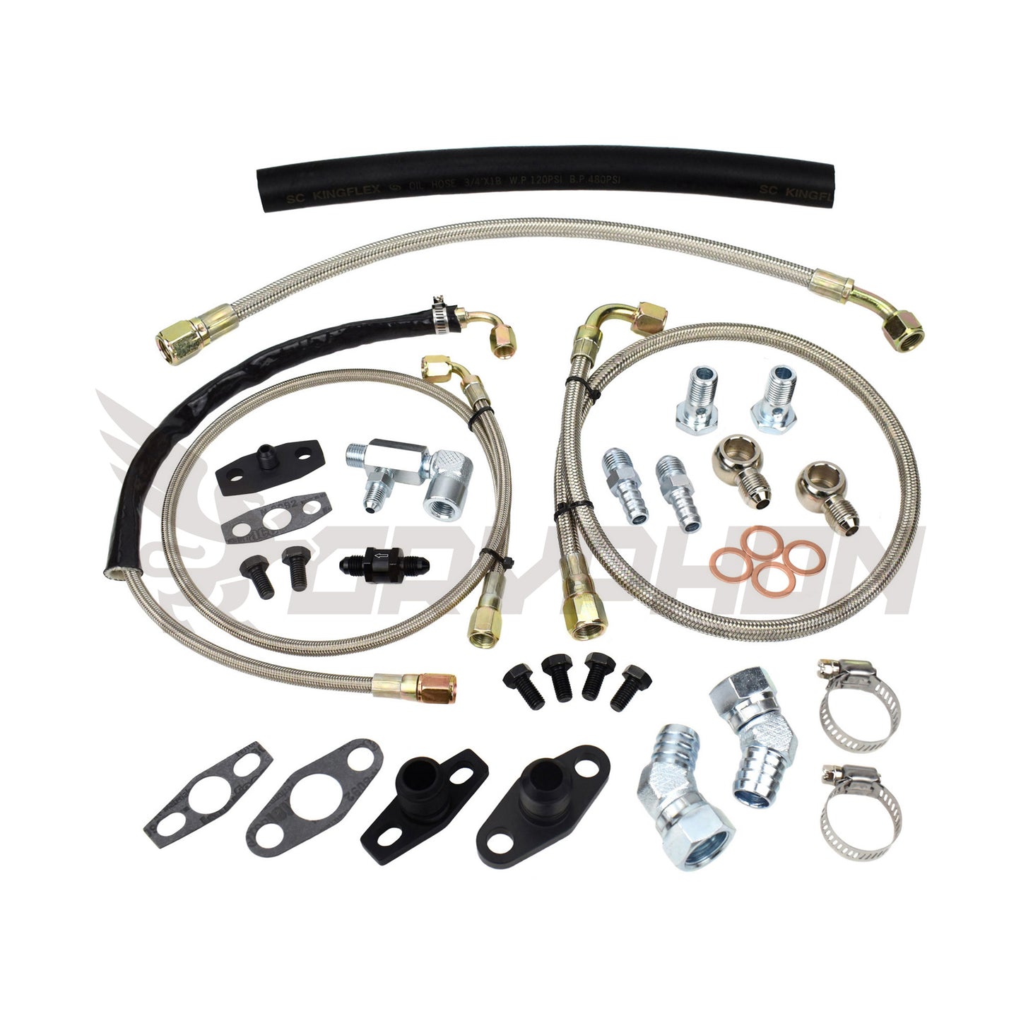 Turbo Oil Water Line Kit Ford Territory Ghia SX SY Garrett G-Series G40 G42 G45