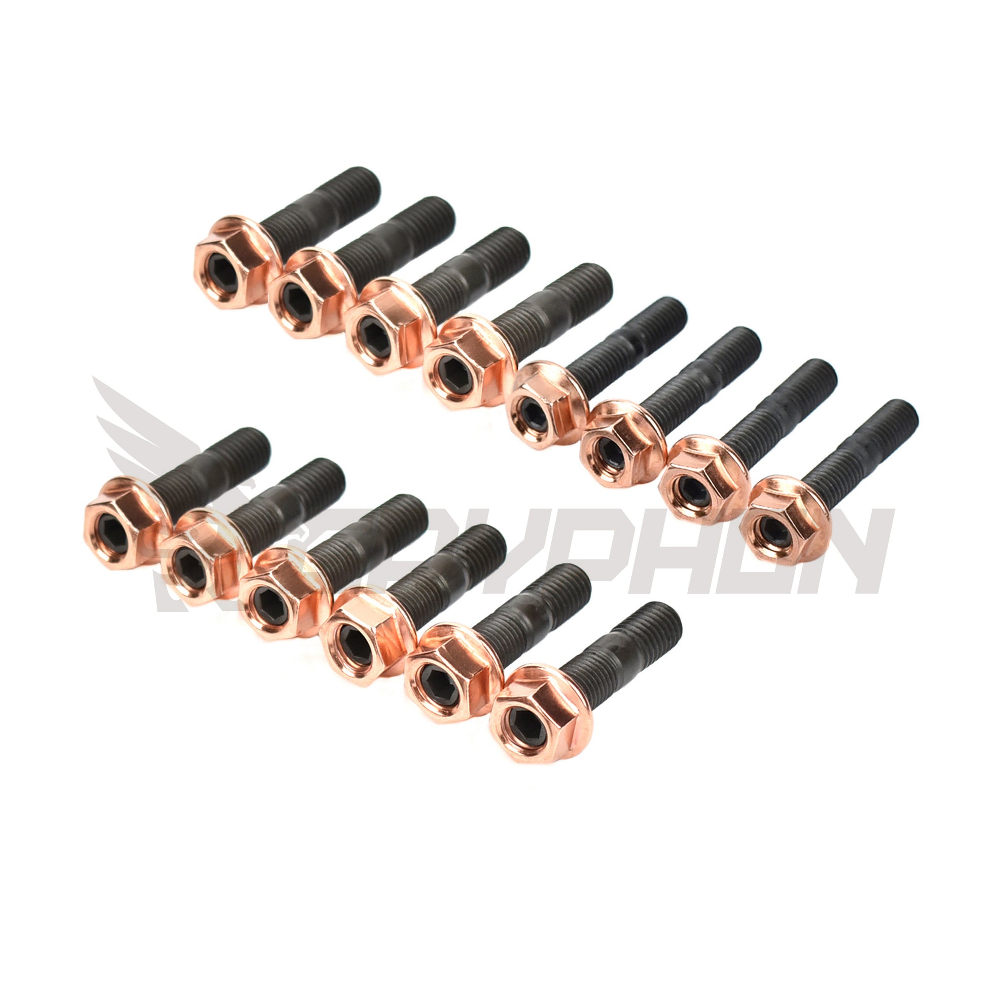 Complete exhaust manifold + turbo inlet + outlet stud nut kit – EP82 EP91
