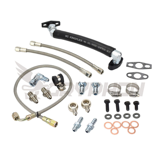 Turbo Oil Water Line Kit Mazdaspeed MS3 MS6 CX-7 Axela 2.3L K0422
