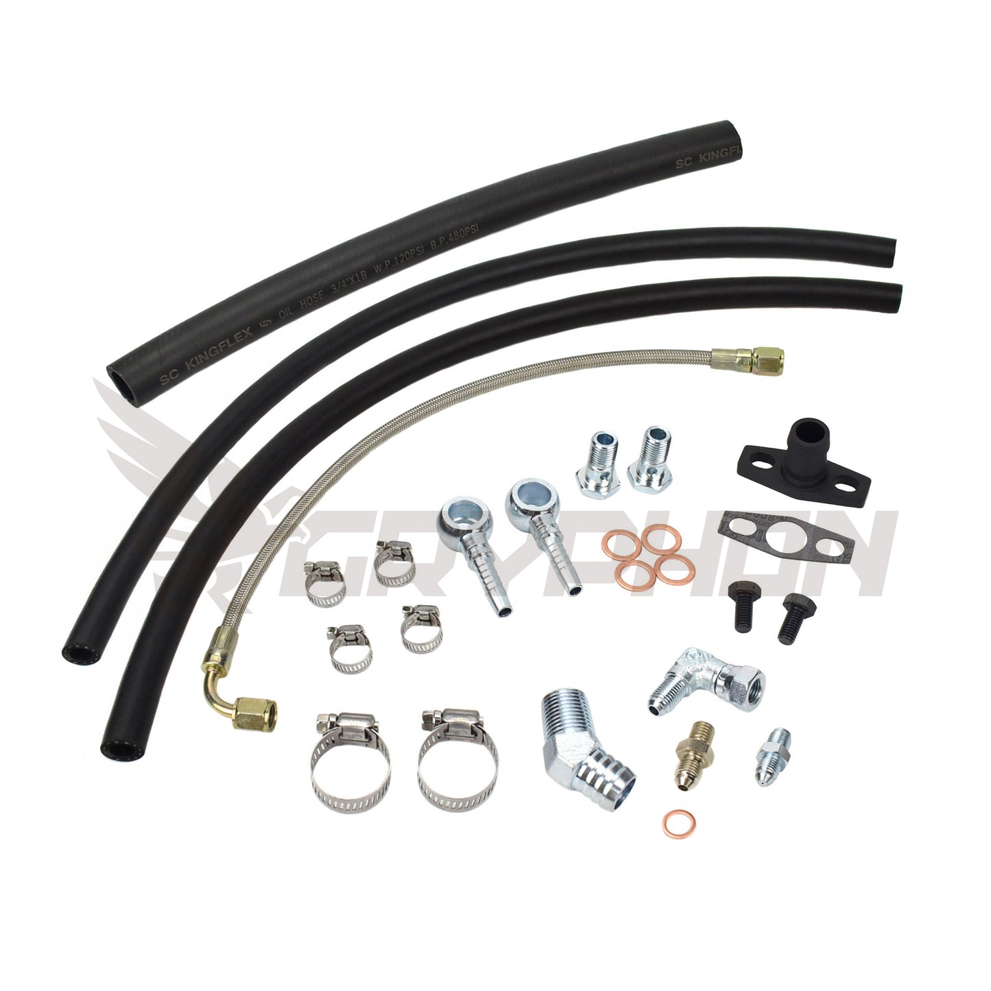 Turbo oil and water line kit for Mazda Miata Early MK1 with T25 T28 turbo – N/A engine to turbo conversion