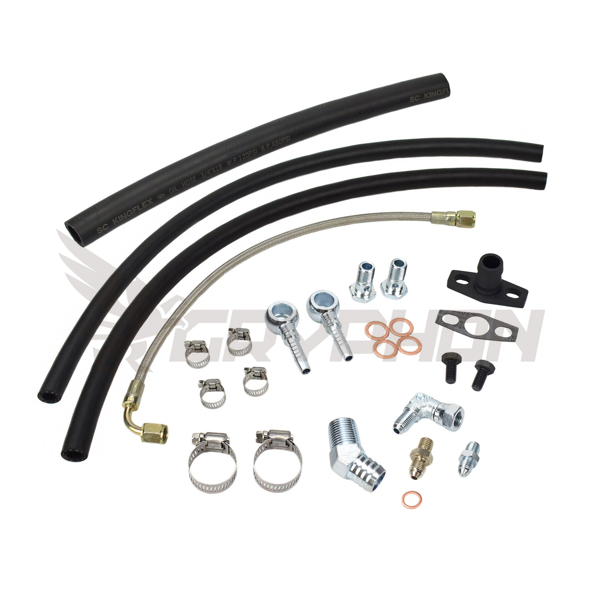 Turbo oil and water line kit for Mazda Miata Early MK1 with T25 T28 turbo – N/A engine to turbo conversion