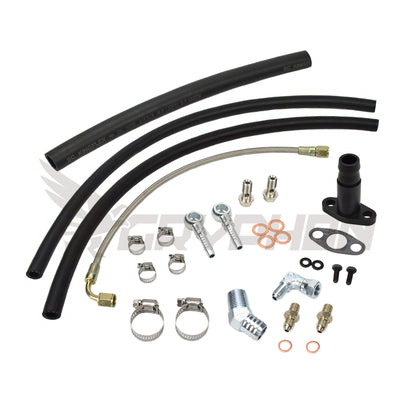 Turbo Oil Water Line Kit Mazda MX5 Miata Early MK1 with TD04 TD04L TD04HL
