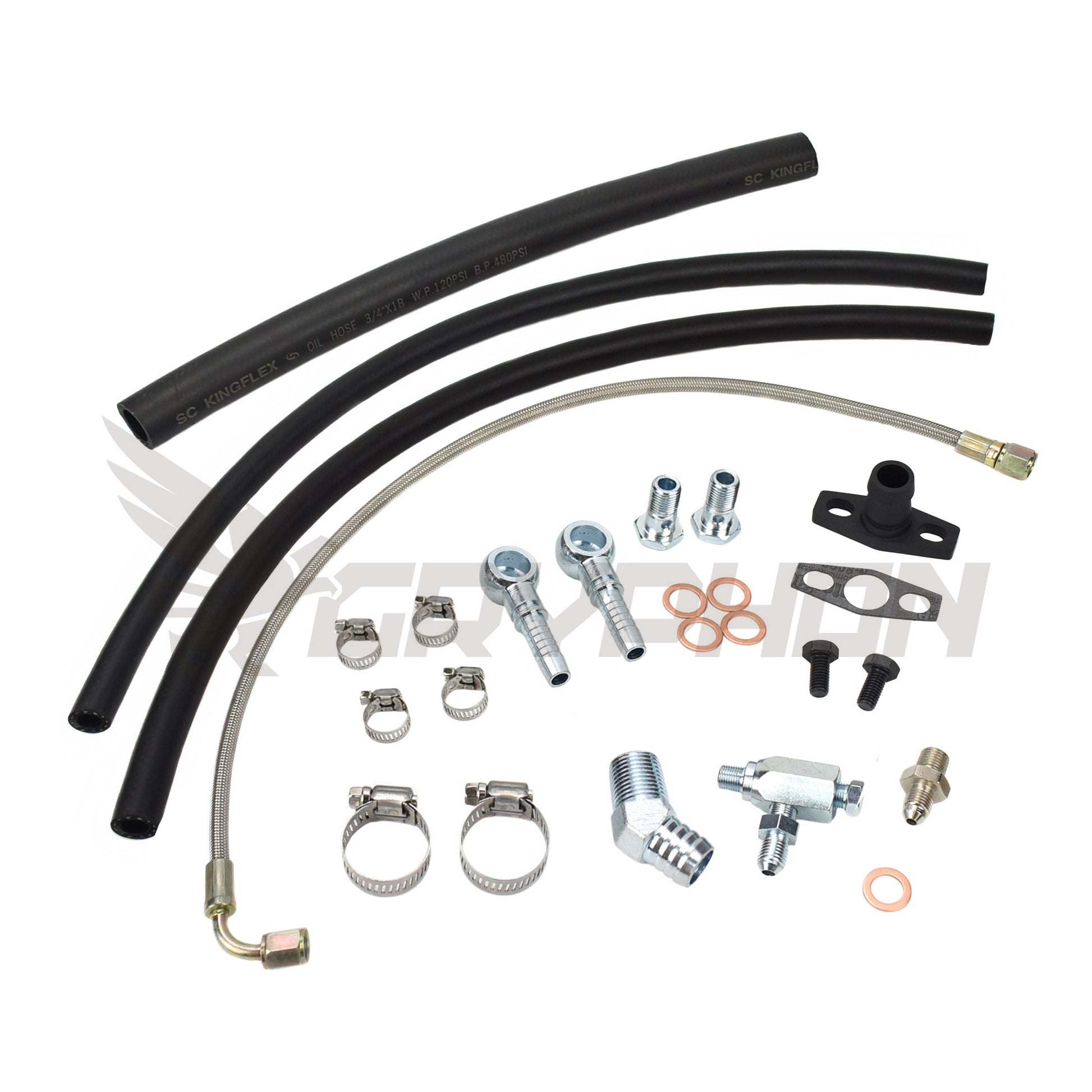 Turbo oil and water line kit for Mazda Miata MK2 MK2.5 with BorgWarner EFR 6258 6758 turbo