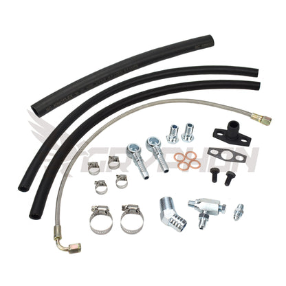 Turbo oil and water line kit for Mazda Miata MK2, MK2.5 with T25 T28 turbo – N/A engine to turbo conversion