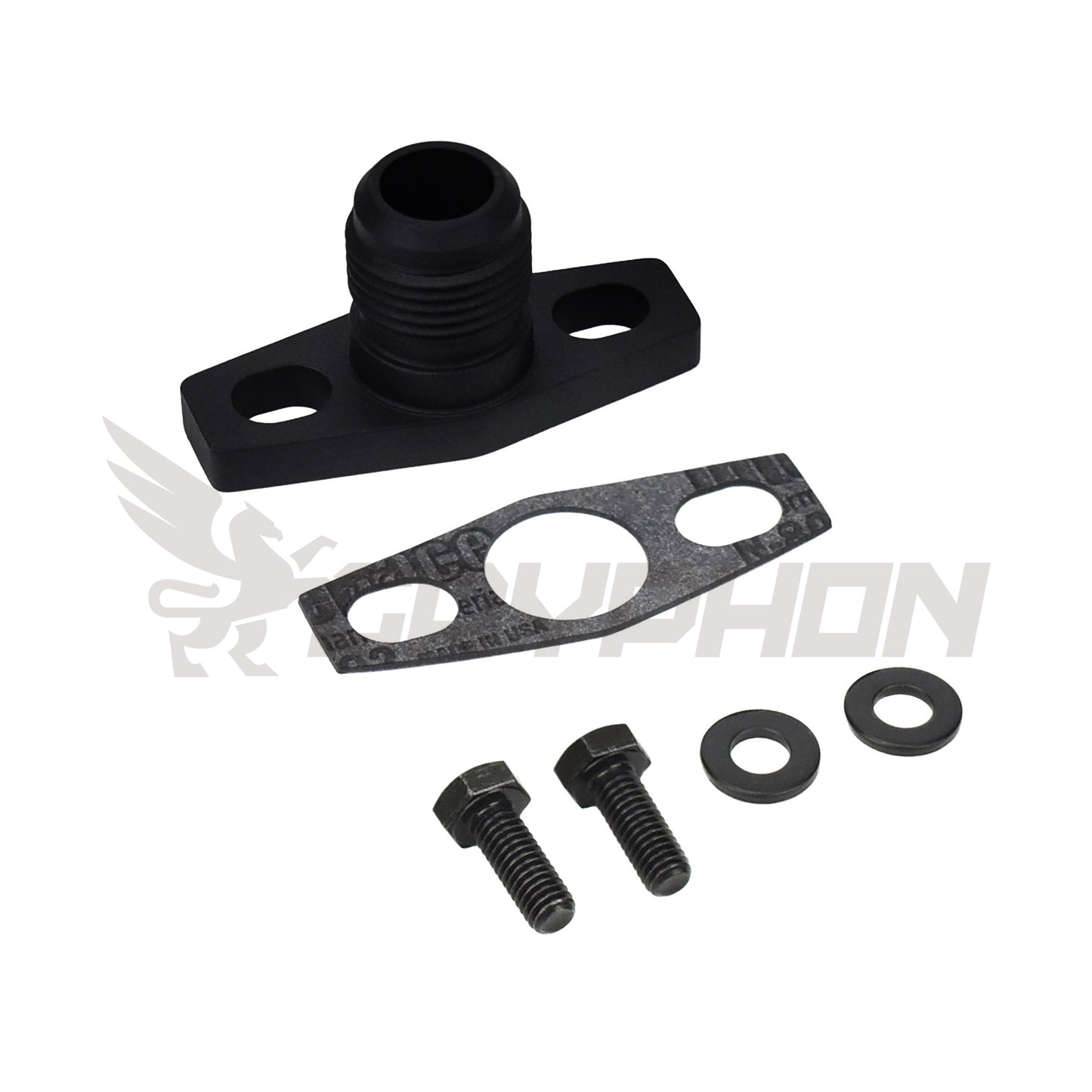 10AN turbo oil drain flange for Mitsubishi TD05H-14B, TD05H-16G, TD05H-18G, TD06-20G, TD06SL2-60-1, etc.