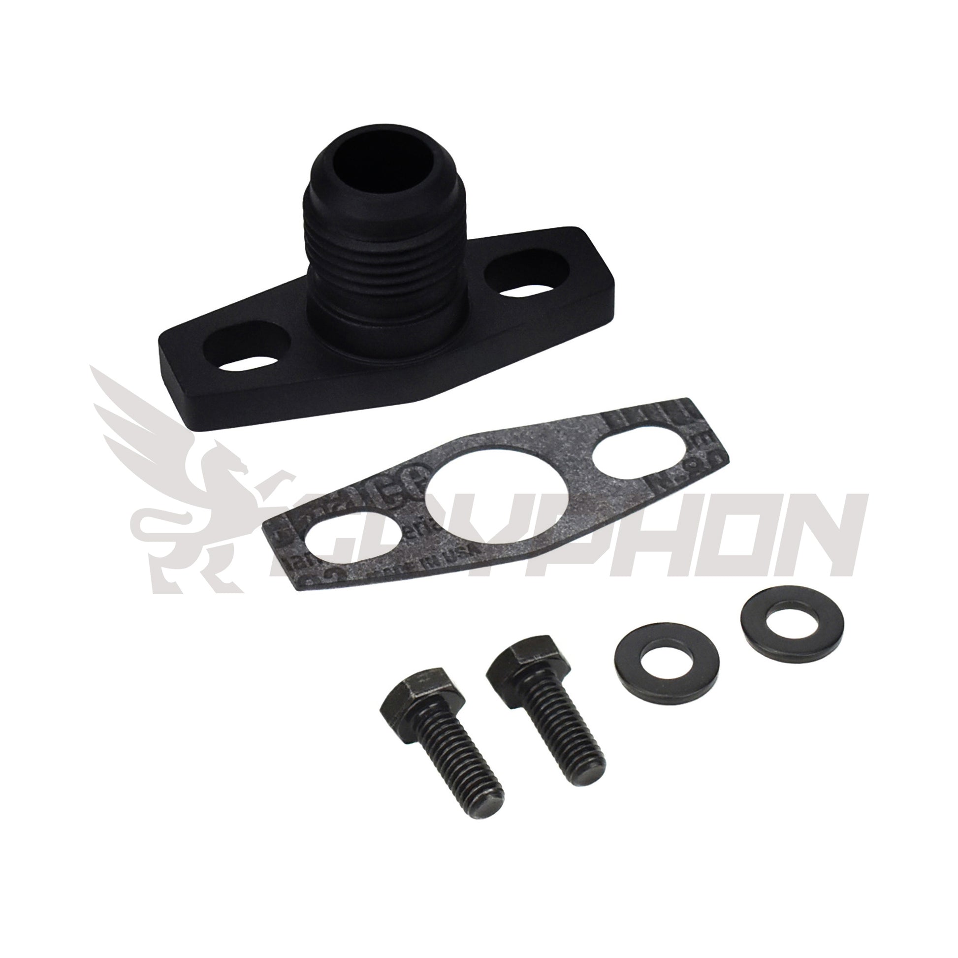 10AN turbo oil drain flange for Mitsubishi TD05H-14B, TD05H-16G, TD05H-18G, TD06-20G, TD06SL2-60-1, etc.
