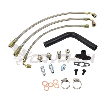 Turbo Oil Water Line Kit Toyota Starlet EP82 EP91 4E-FTE with GT25R GT28R