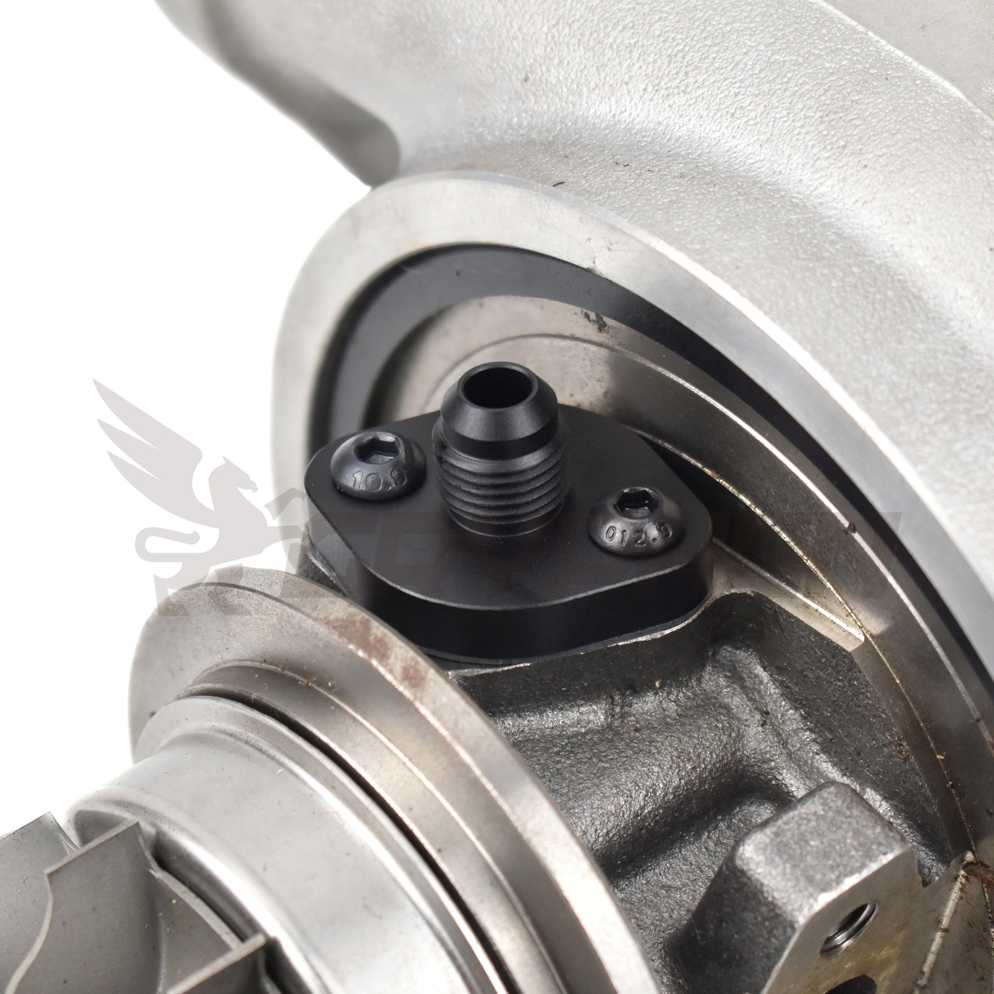 Toyota CT9 CT12 CT15 CT20 CT26 6AN Turbo Water Fitting Installed 