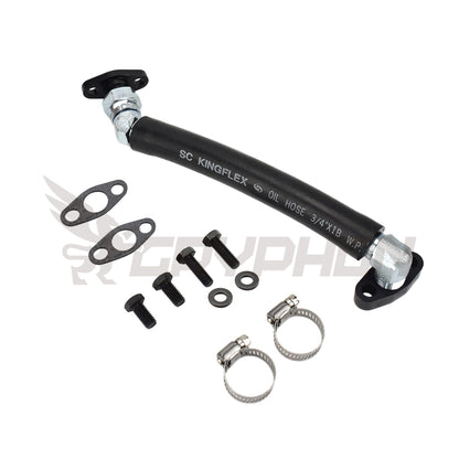 Turbo Oil Drain Hose Kit Mazdaspeed MS3 MS6 CX-7 Axela 2.3L BorgWarner EFR