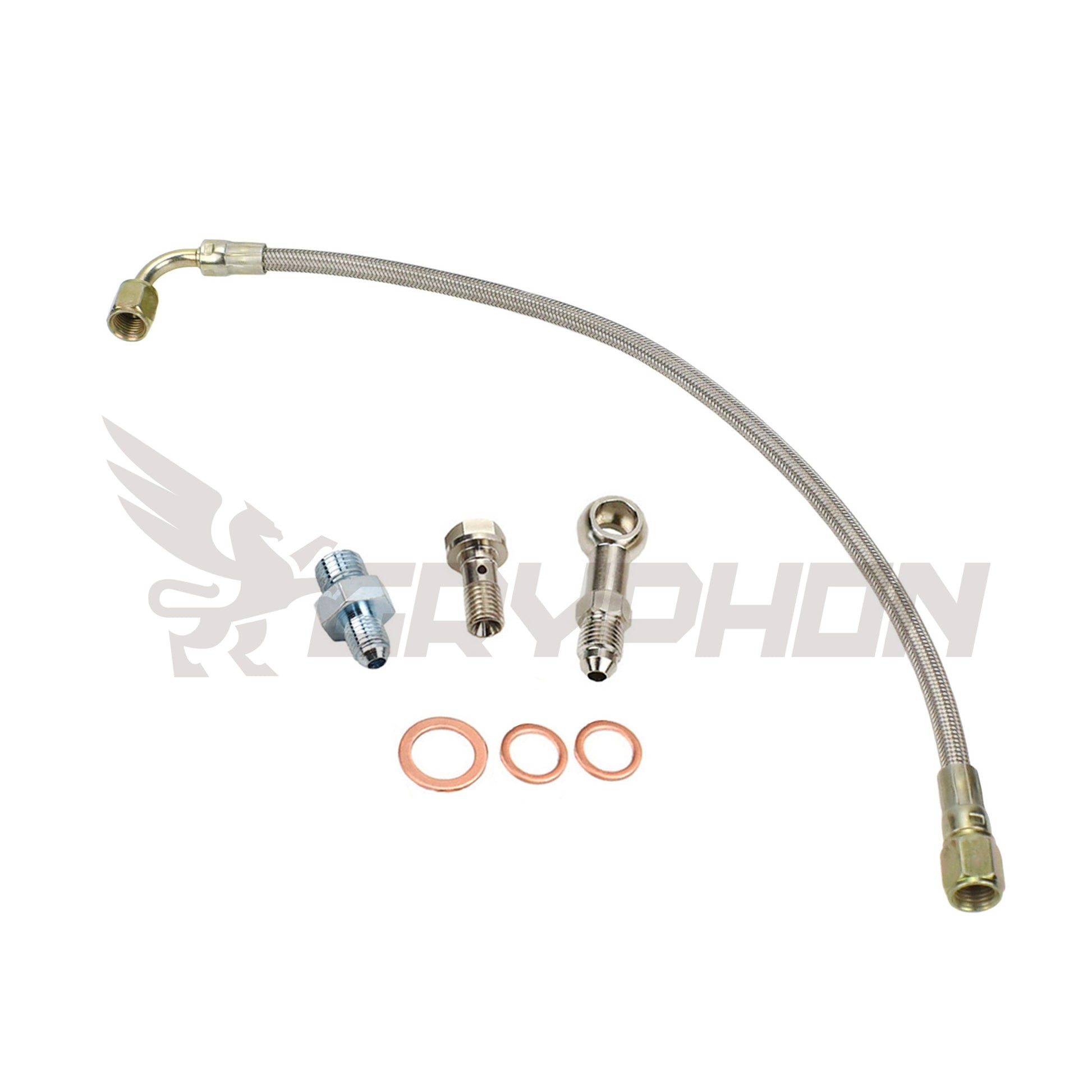 Turbo Oil Feed Line Kit Toyota Starlet Glanza EP82 EP91 4E-FTE with TD04