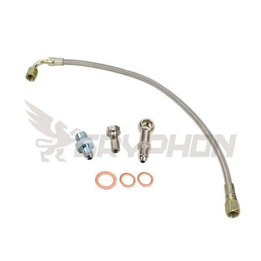 Turbo Oil Feed Line Kit Toyota Starlet Glanza EP82 EP91 4E-FTE with Holset HE221W