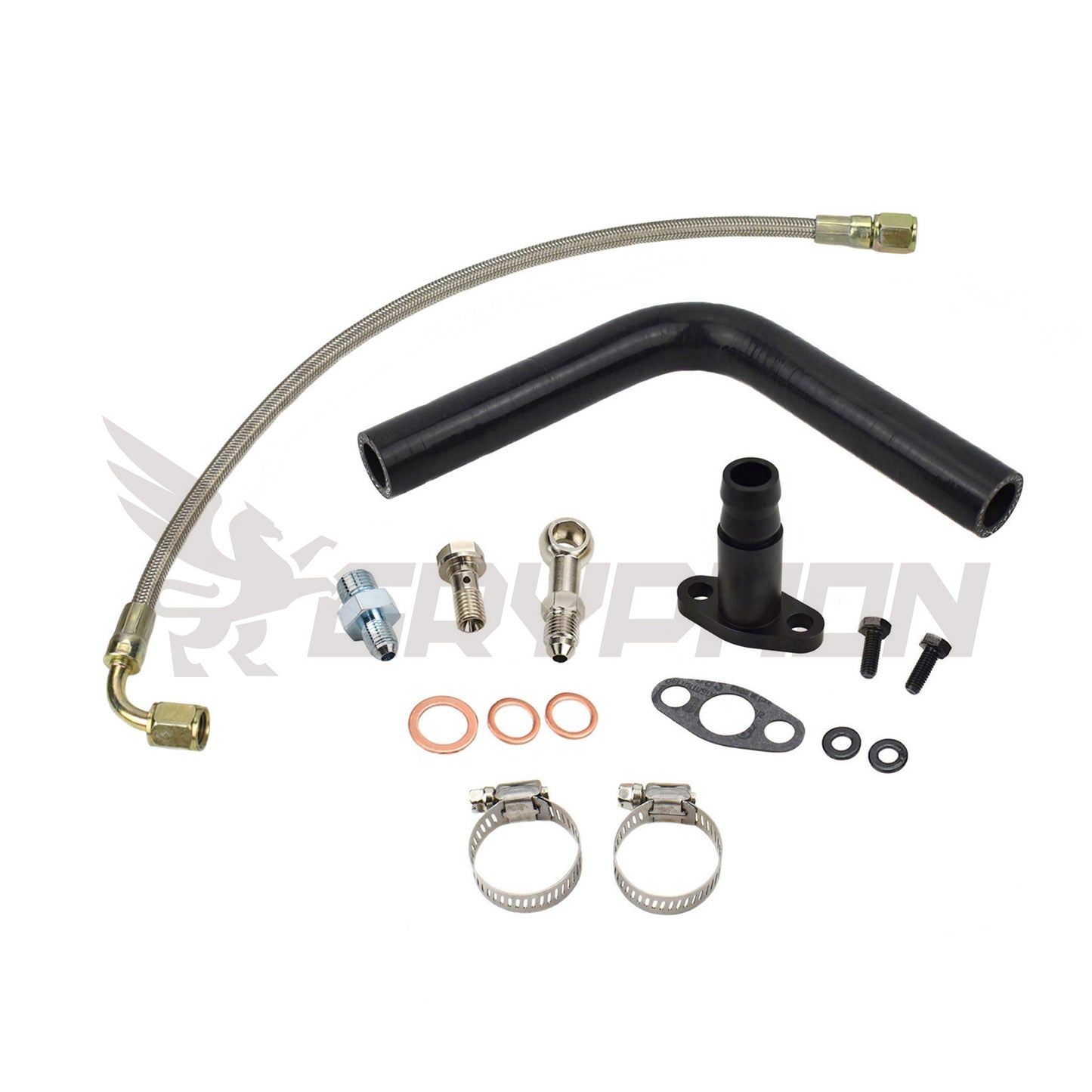 Turbo Oil Feed Return Line Kit Toyota Starlet EP82 EP91 4E-FTE with TD04