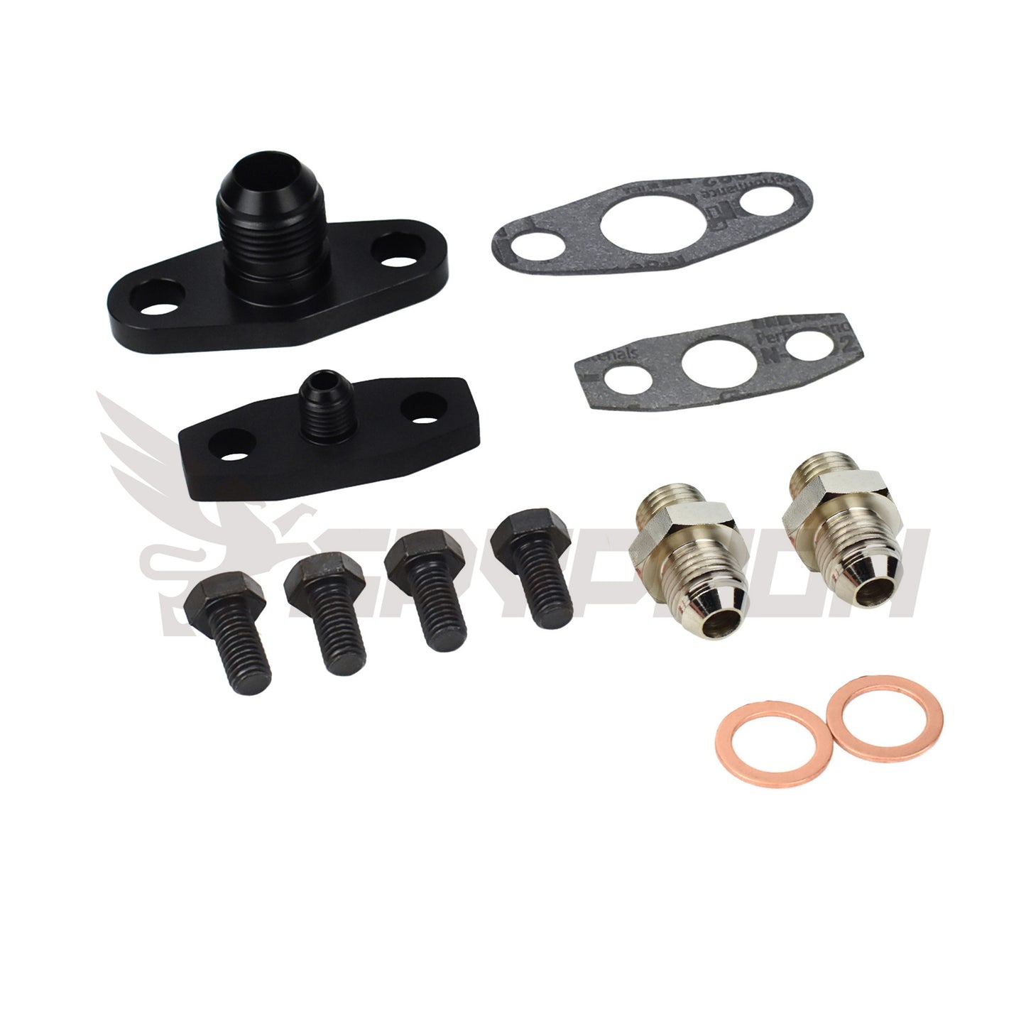 Turbo oil and water fittings for Garrett G-Series G40 G42 G45