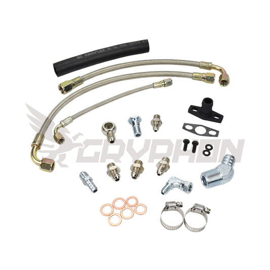 TD05H TD06 turbo oil and water line kit for Holden VL RB30ET