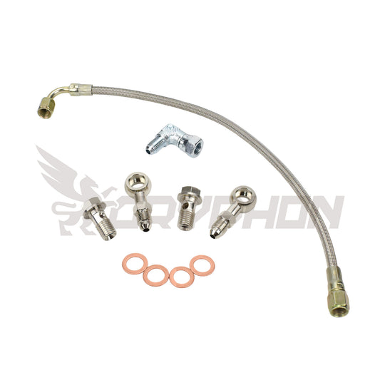 Turbo Oil Feed Line Kit Nissan RD28T Y61 GU Garrett GT25R GT28R