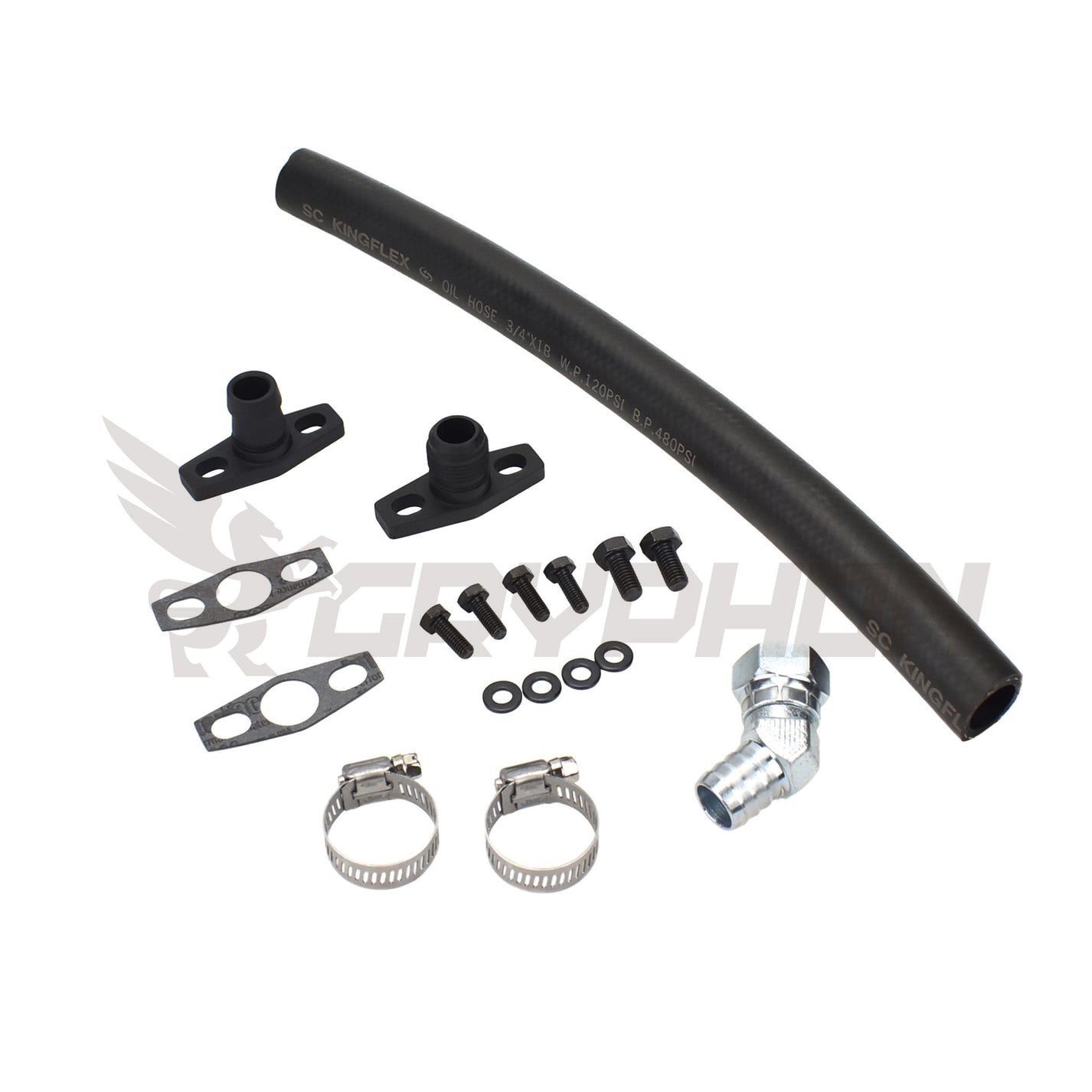 Turbo Oil Drain Hose Kit 4G63T DSM 1G 2G EVO 13 EFR