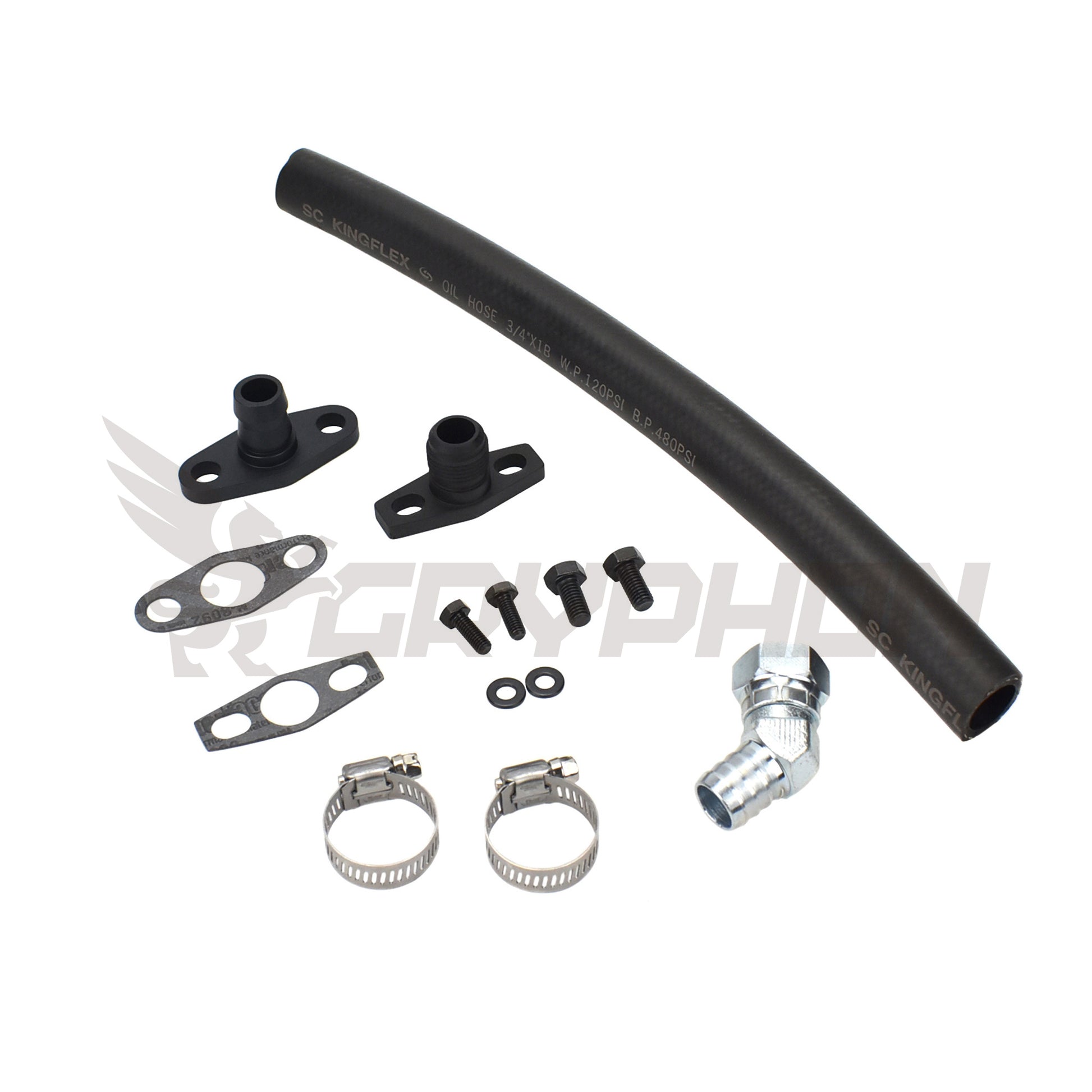 Turbo Oil Drain Hose Kit Mitsubishi 4G63T EVO 4~9 Precision PTE