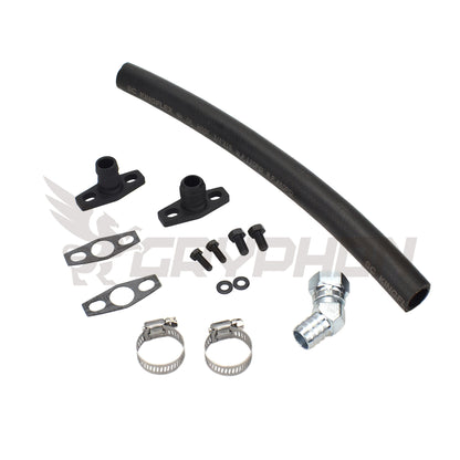 Turbo Oil Drain Hose Kit Mitsubishi 4G63T EVO 4~9 Garrett G-Series G25 G30 G35