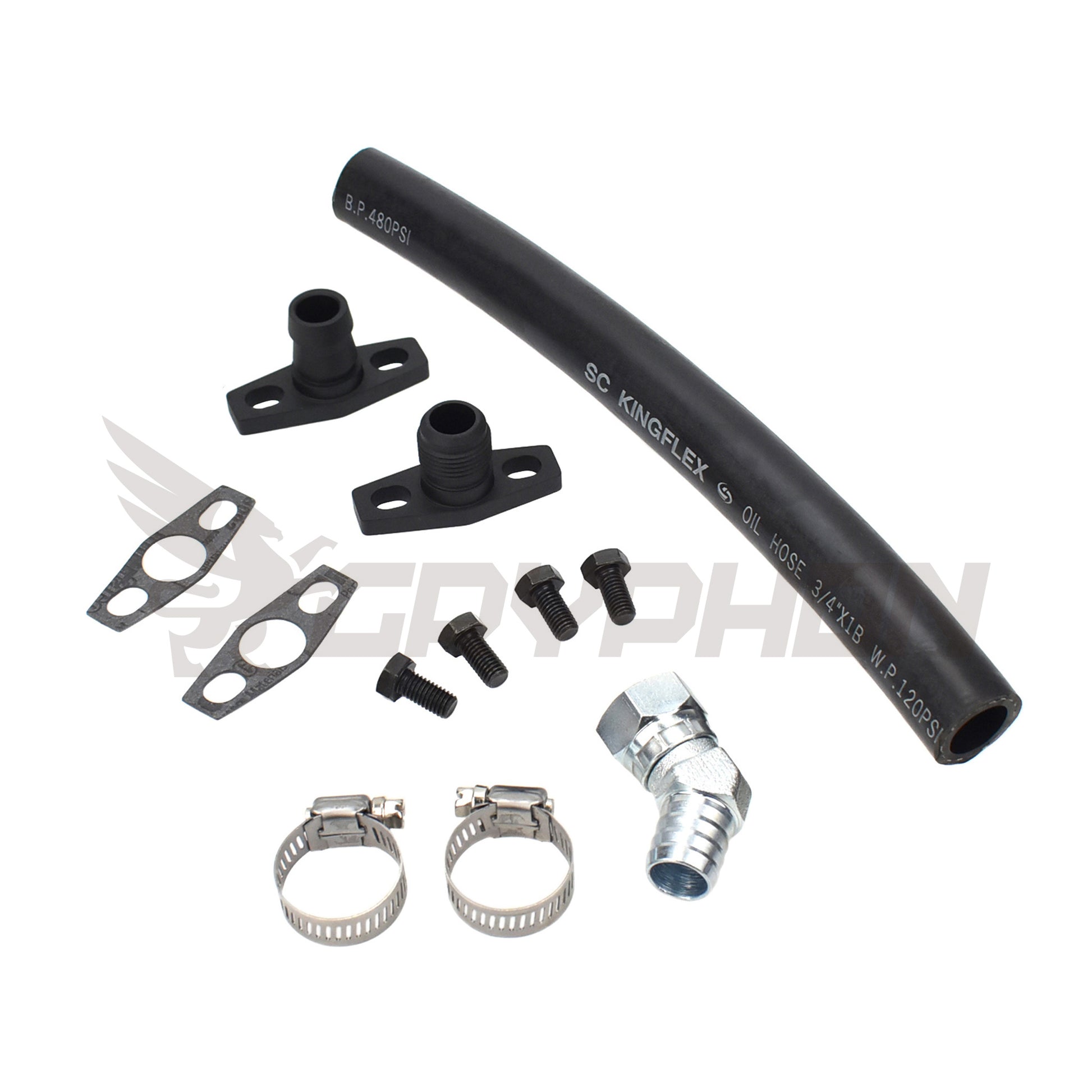 Turbo Oil Drain Hose Kit Ford Falcon XR6 BA BF Garrett GT35/40R GT3582R