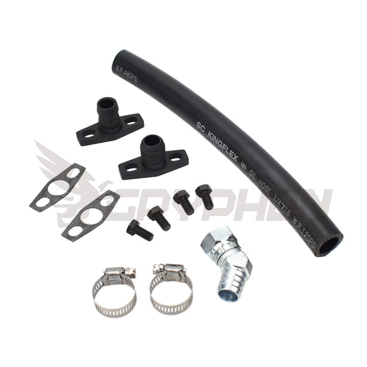 Turbo Oil Drain Hose Kit Ford Falcon XR6 BA BF Garrett GT35/40R GT3582R