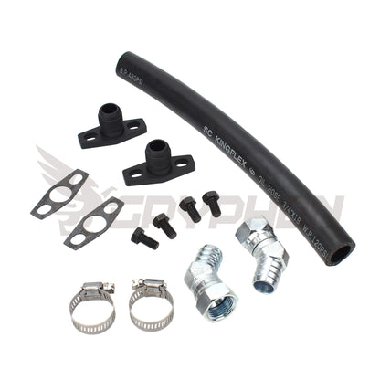 Turbo Oil Drain Hose Kit Ford Territory Ghia SX SY Garrett GT35/40R GT3582R