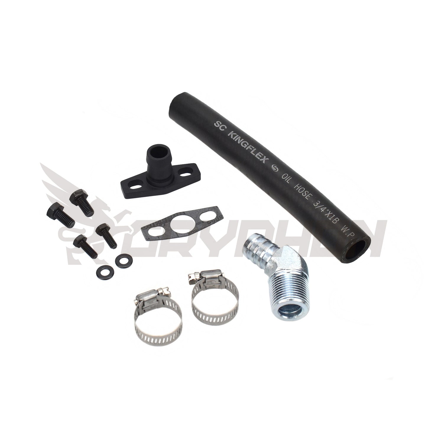 Turbo Oil Drain Hose Kit Nissan RB20 RB25 RB30 with TD05H TD06