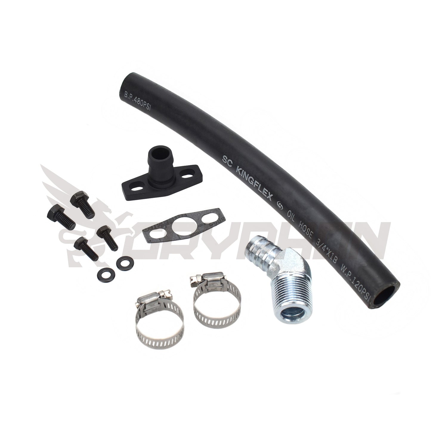 Turbo Oil Drain Hose Kit Nissan RB20 RB25 RB30 with BorgWarner EFR Series