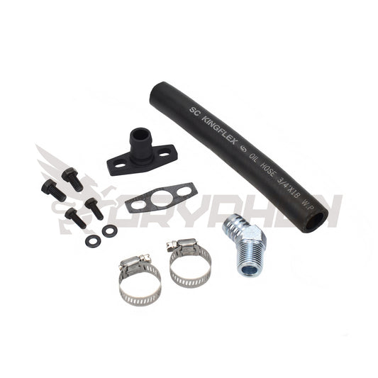Turbo Oil Drain Hose Kit Nissan Silvia SR20DET with Garrett GT28R GT30R GT35R