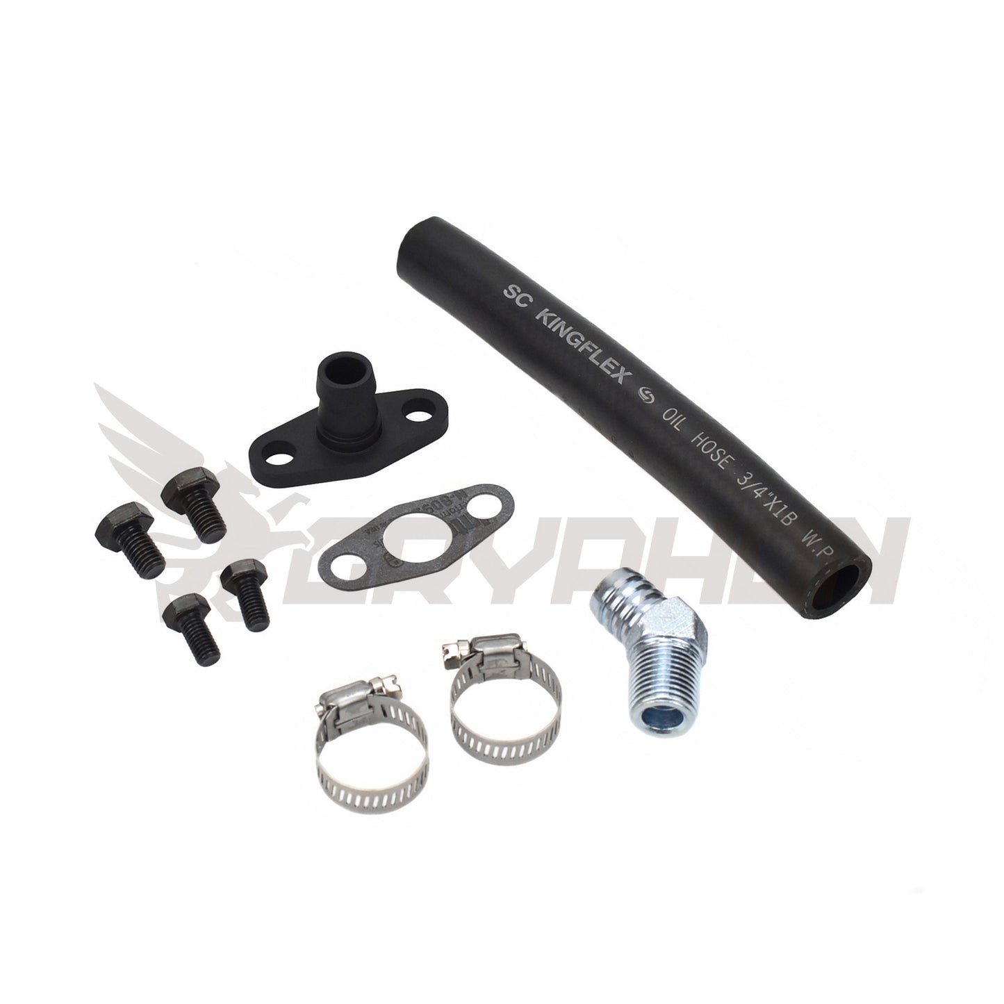 Turbo Oil Drain Hose Kit Nissan Silvia SR20DET with T67-25G TE06H TD07S TD08