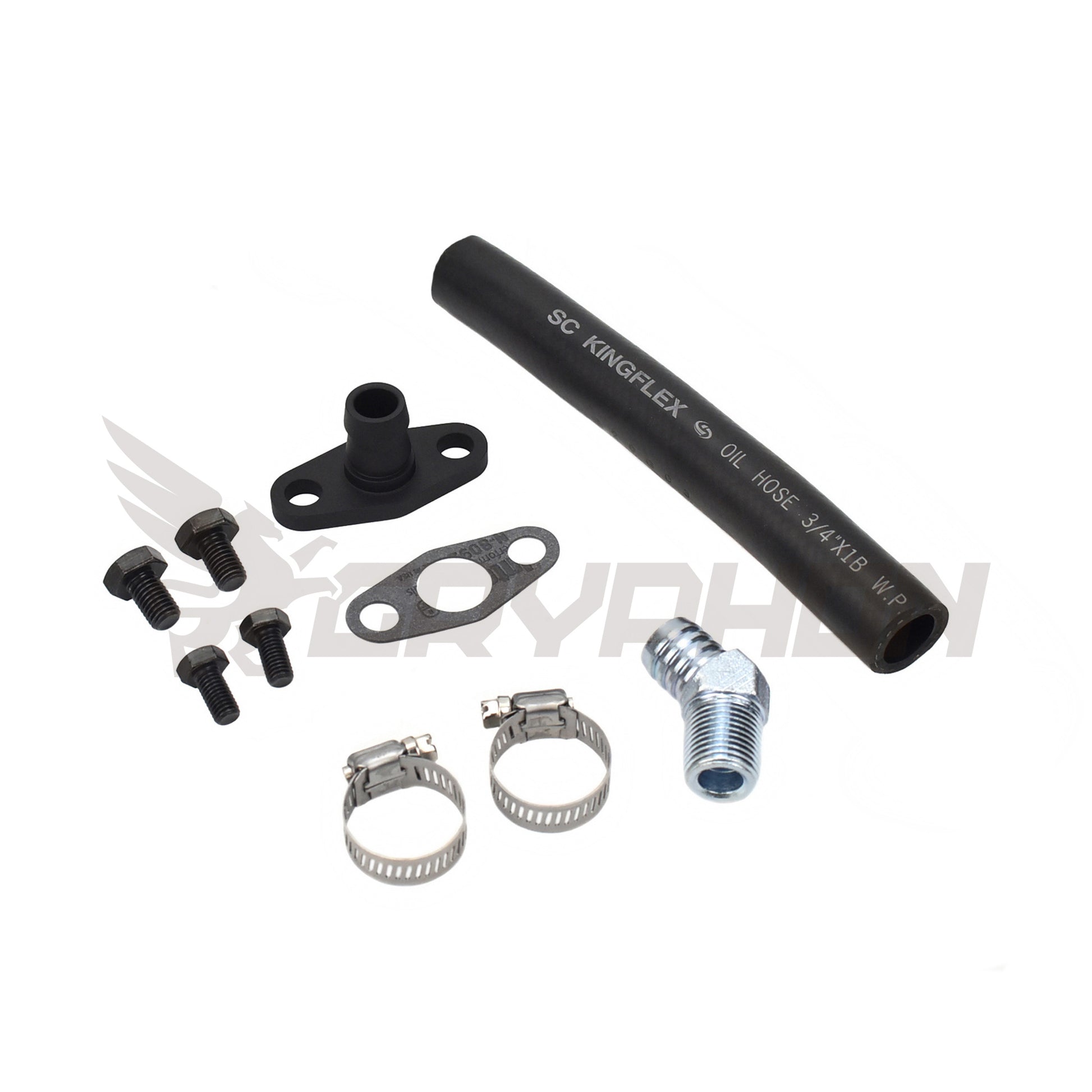 Turbo Oil Drain Hose Kit Nissan Silvia SR20DET with T67-25G TE06H TD07S TD08
