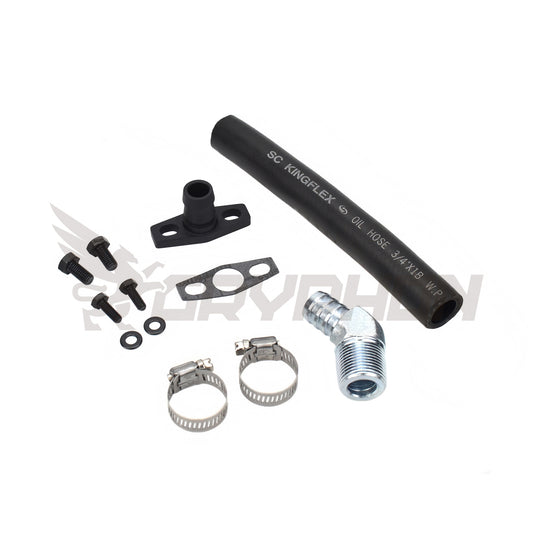 Turbo Oil Drain Hose Kit Nissan TD42 GU GQ with Garrett G-Series G25