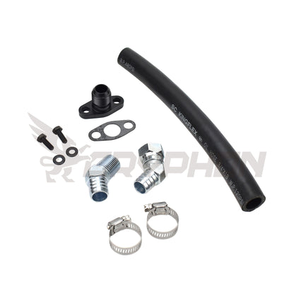 Turbo Oil Drain Hose Kit Toyota 1TR 2TR with TD05H TD06