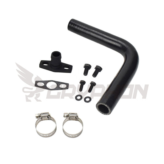 Turbo Oil Drain Hose Kit Toyota Starlet  EP82 EP91 4E-FTE with Garrett GT25R GT28R