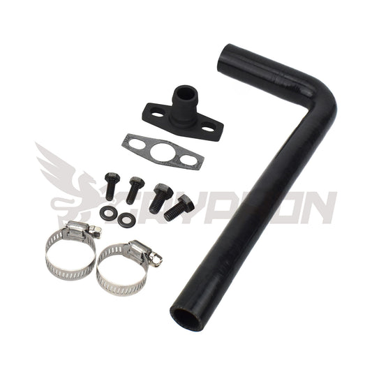 Turbo Oil Drain Hose Kit Toyota Land Cruiser 1HD with Garrett GT28R