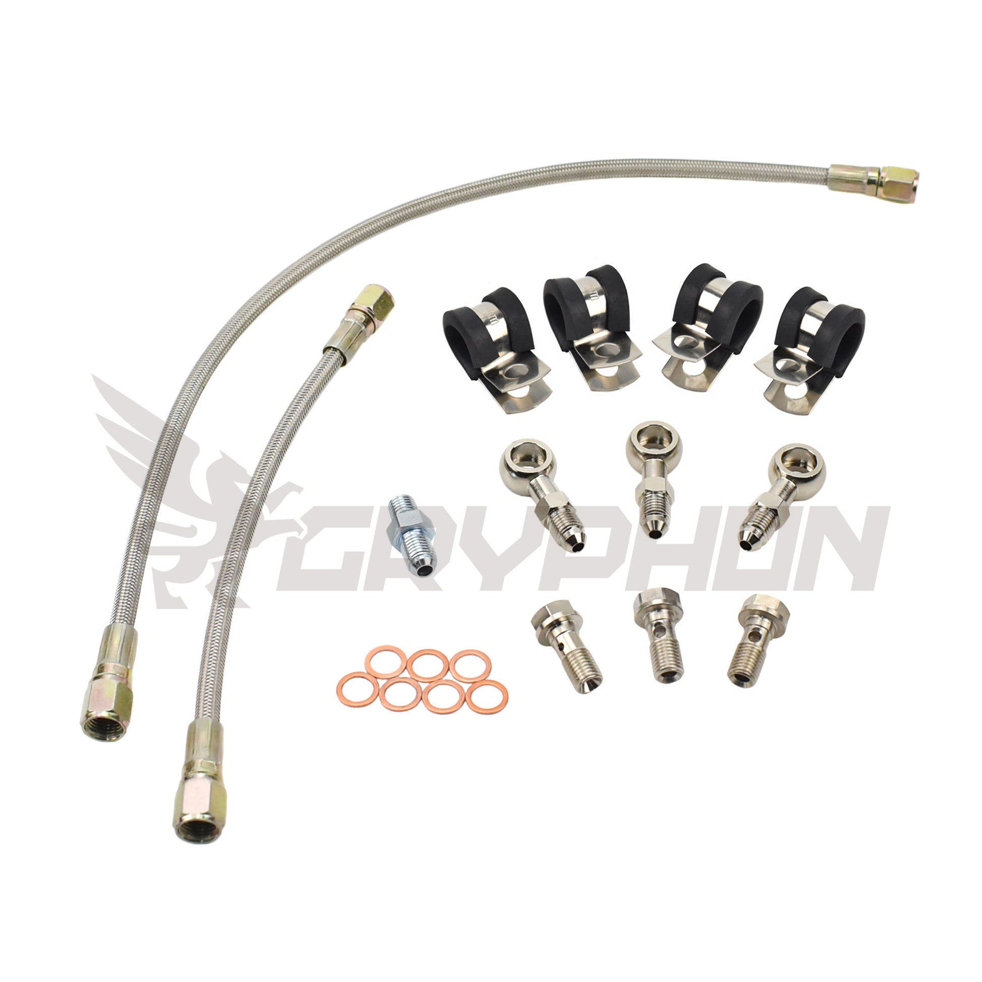 Turbo Oil Feed Line Kit Mitsubishi 3000GT Dodge Stealth VR-4 6G72TT TD04-09B