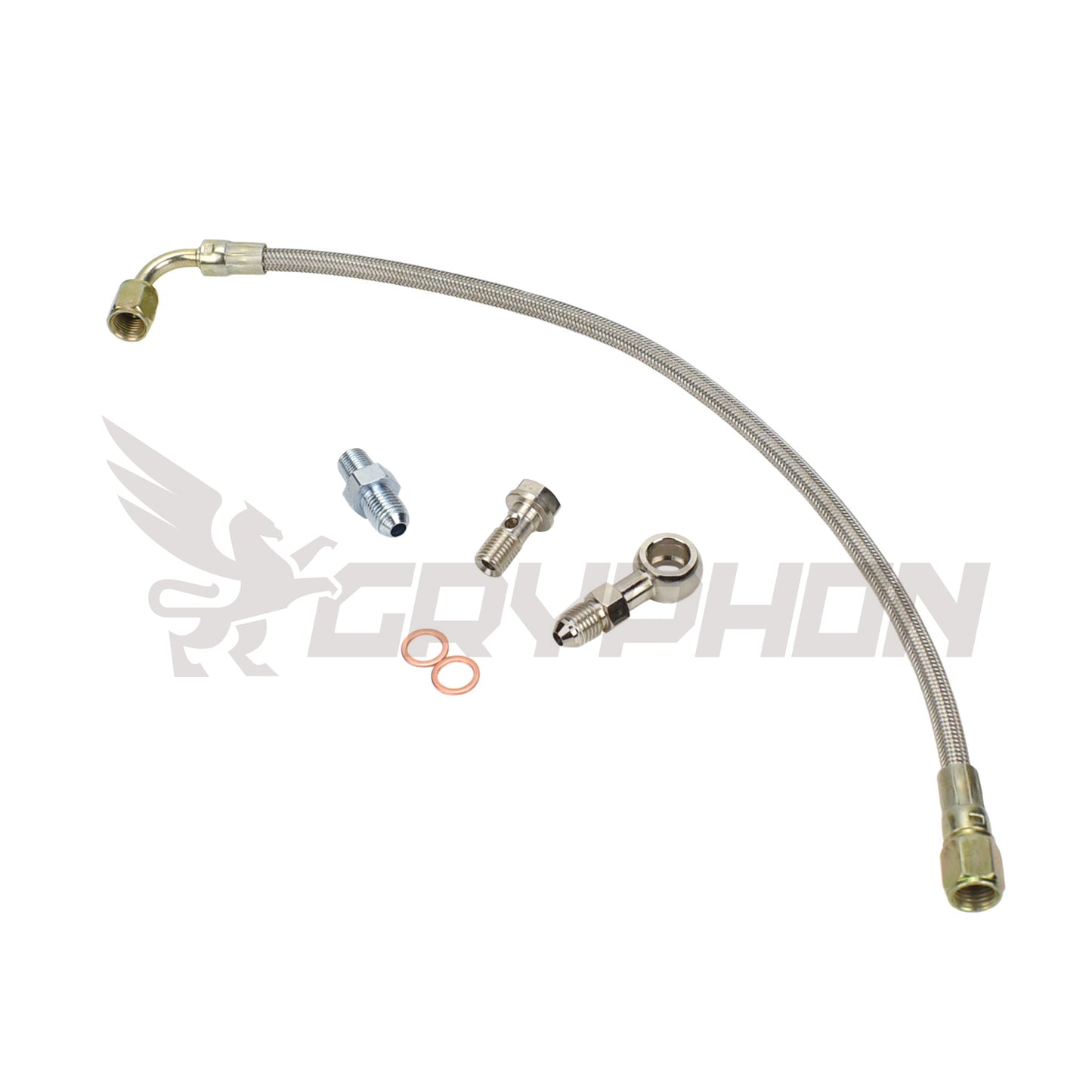 Turbo Oil Feed Line Kit 4G63T EVO 4~9 Precision PTE (Head Location)