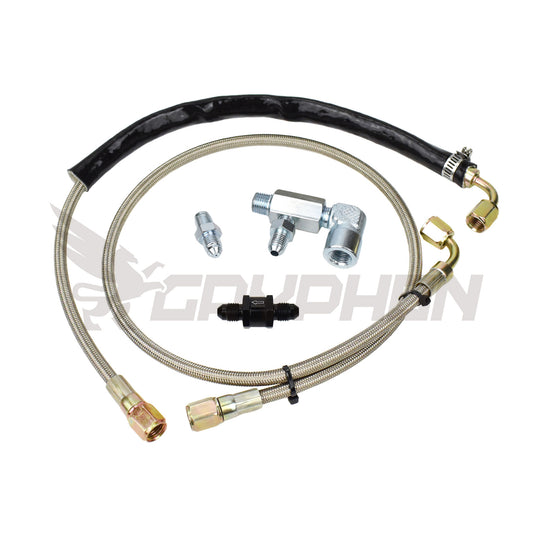 Turbo Oil Feed Line Kit Ford Territory Ghia SX SY with Garrett GT35/40R GT3582R