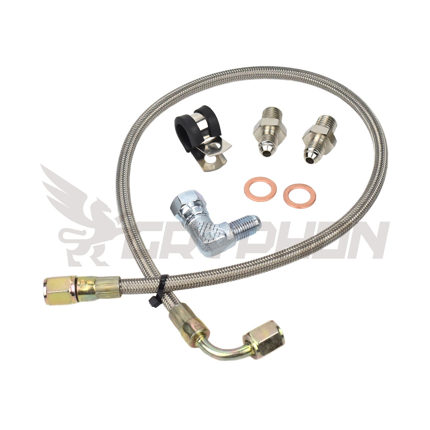 Turbo Oil Feed Line Kit MAZDASPEED MS3 MS6 CX-7 AXELA 2.3L with BorgWarner EFR Series