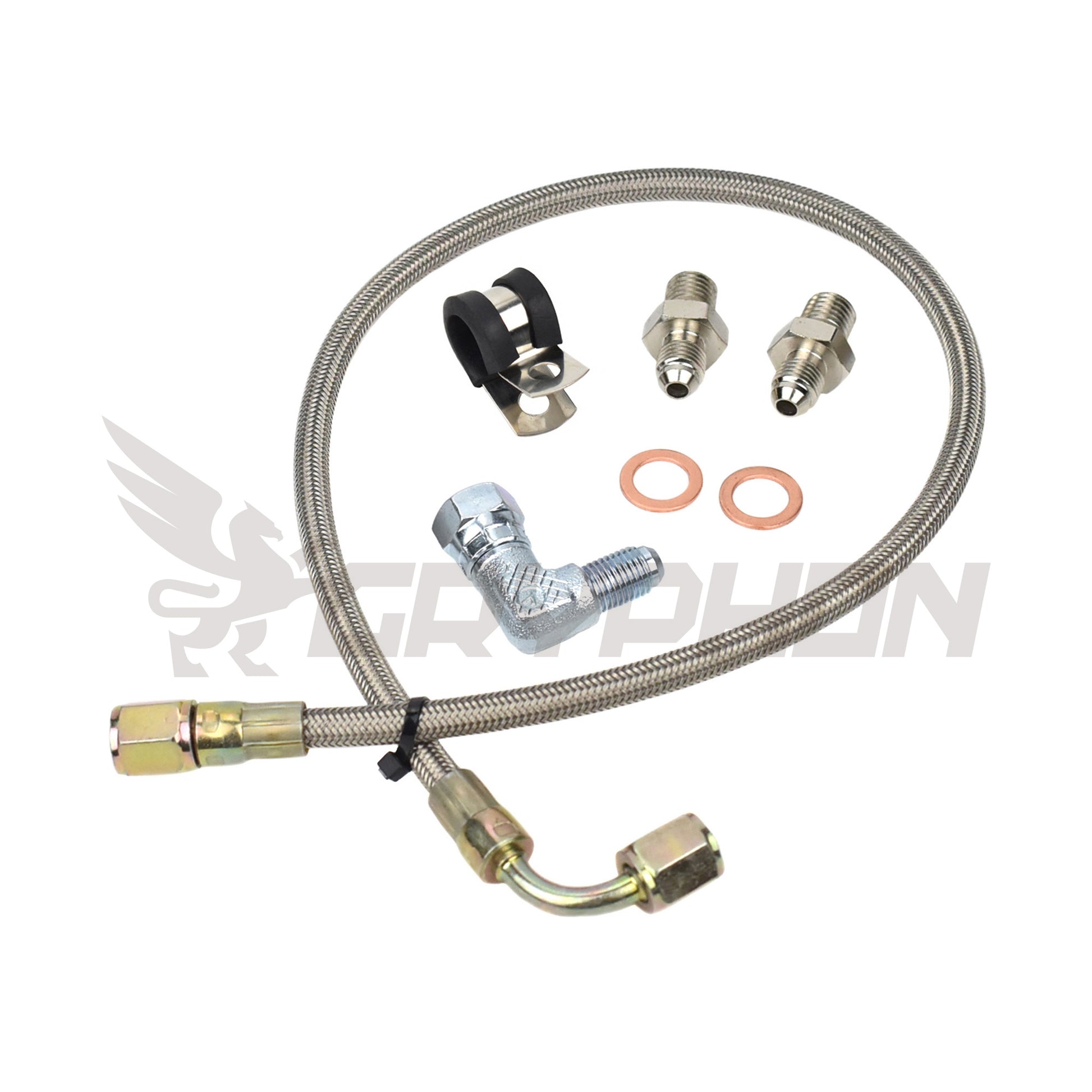 Turbo Oil Feed Line Kit MAZDASPEED MS3 MS6 CX-7 AXELA 2.3L with BorgWarner EFR Series
