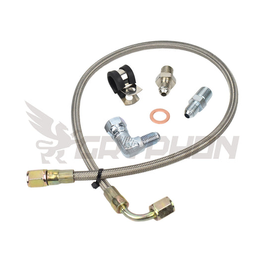 Turbo Oil Feed Line Kit MAZDASPEED MS3 MS6 CX-7 AXELA 2.3L with BorgWarner S200 S300 S400