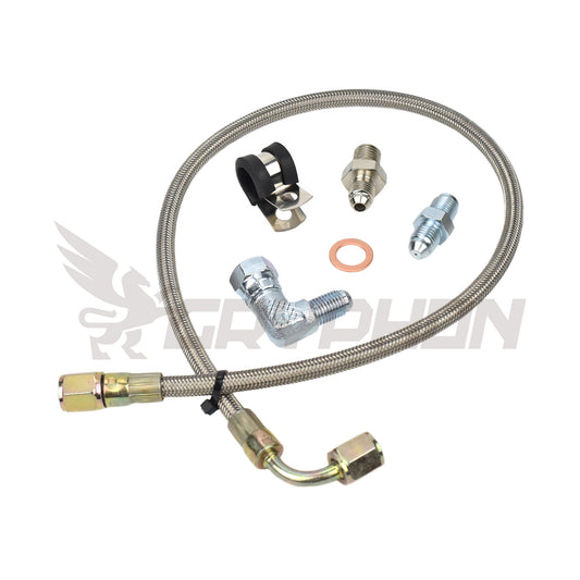 Turbo Oil Feed Line Kit MAZDASPEED MS3 MS6 CX-7 AXELA 2.3L with Garrett GT28R GT30R