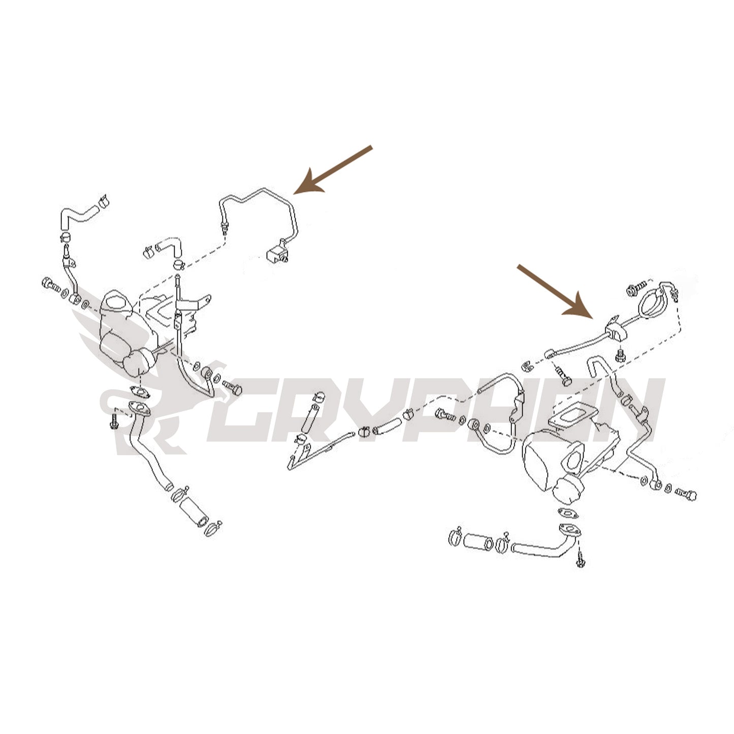 Turbo Oil Feed Line Kit Nissan 300ZX Z32 VG30DETT Garrett T25 T28