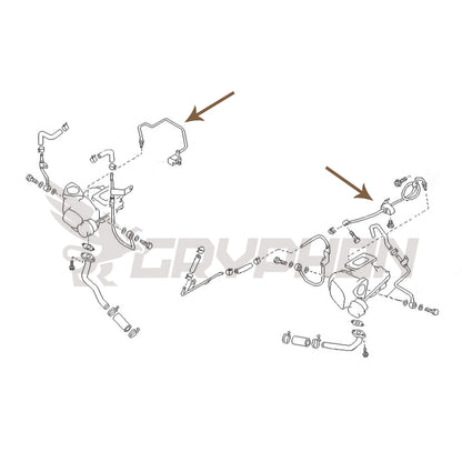 Turbo Oil Feed Line Kit Nissan 300ZX Z32 VG30DETT Garrett T25 T28
