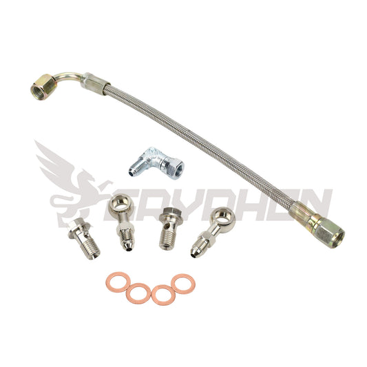 Turbo Oil Feed Line Kit Nissan S13 CA18DET with Garrett T25 T28