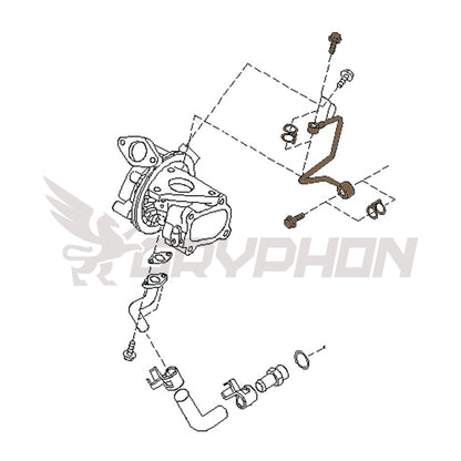 Turbo Oil Feed Line Kit Nissan Navara D22 YD25DDTI RHF4H VN4